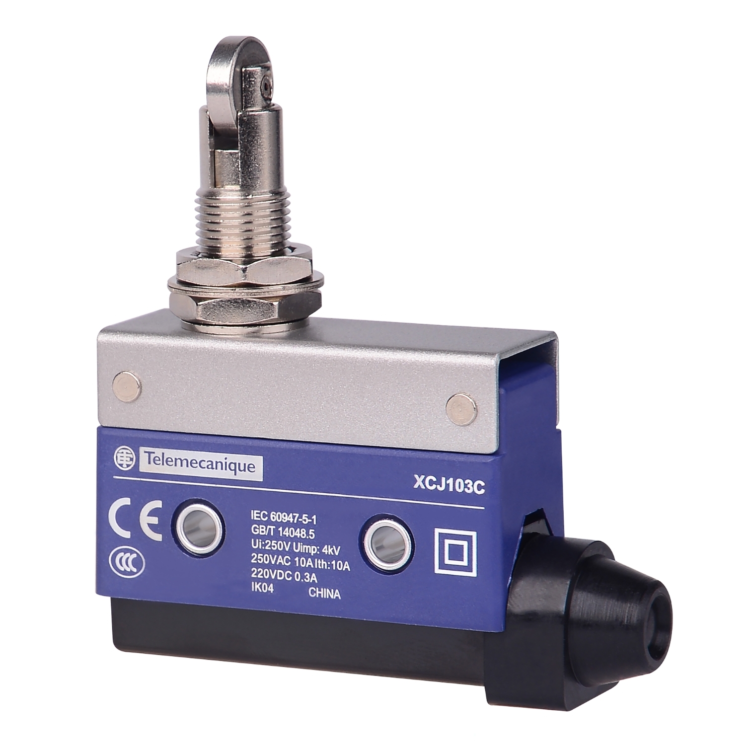 XCJ103C Telemecanique Sensors Steel roller plunger, vertical actuation