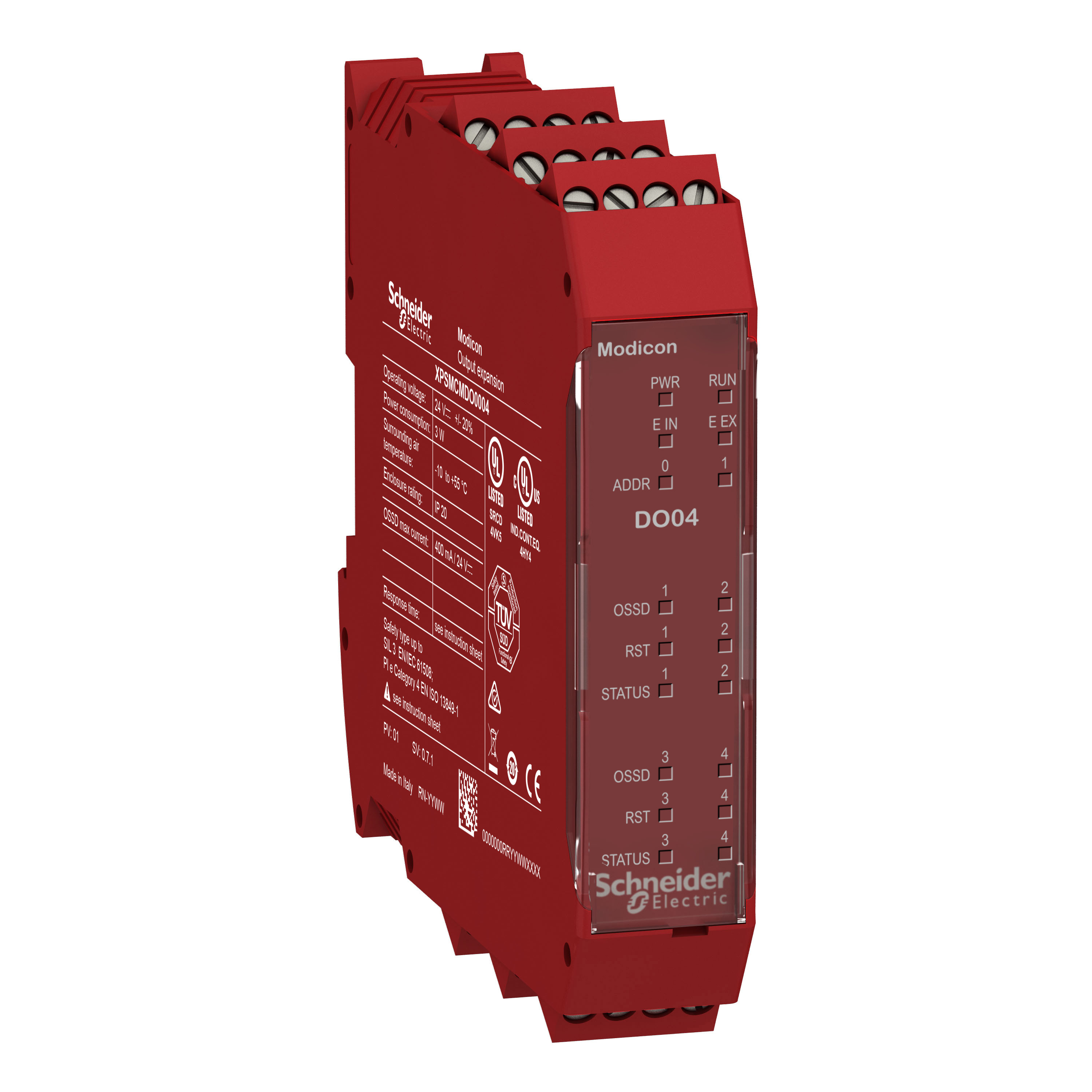 MOD EXT 4S OSSD VIS