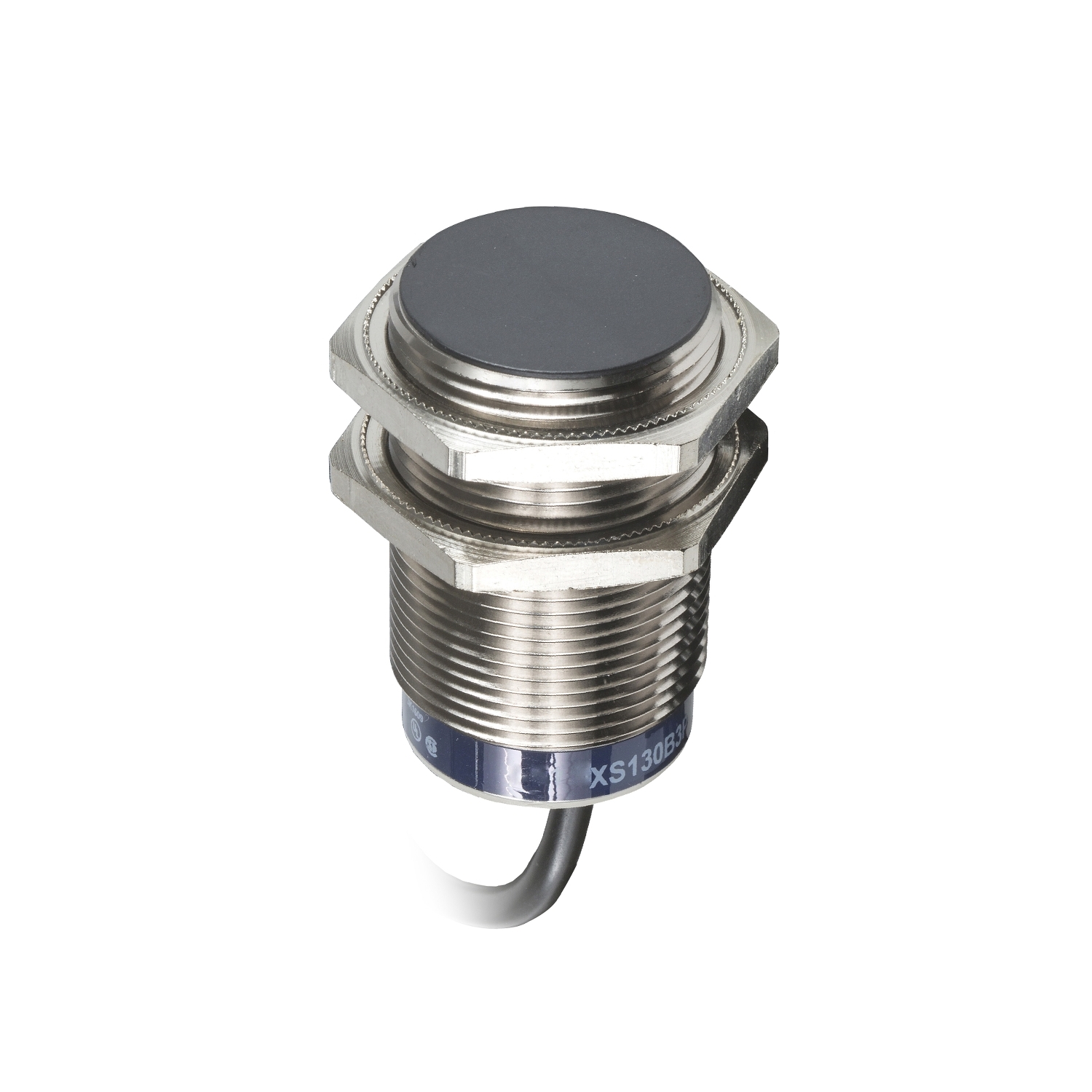 inductive sensor XS1 M30 - L45mm - brass - Sn15mm - 12..24VDC - cable 2m