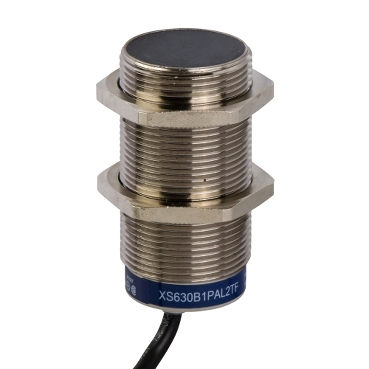 inductive sensor XS6 M30 - L62mm - brass - Sn15mm - 12..48VDC - cable 2m