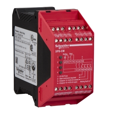 Preventa XPSBC biztonsági relé, fotoérzékelőhöz XPSCM1144P