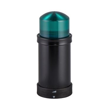 Harmony XVB, Indicator Bank, Illuminated Unit, Plastic, Green, 70mm, Integral Flash Discharge Tube, 5joule, 24V AC/DC