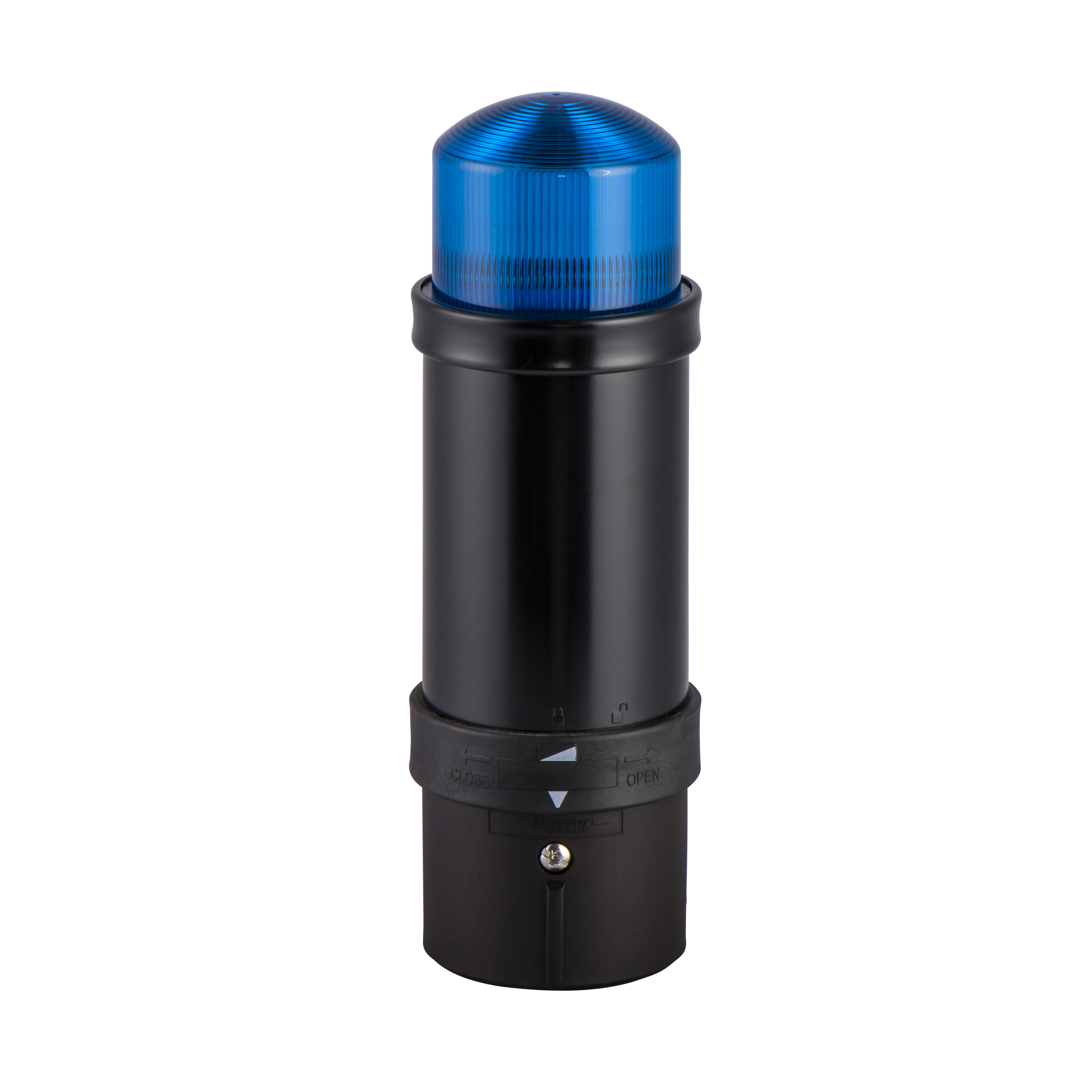 Complete beacon, Harmony XVB Universal, blue strobe, 70mm, 10 joules, 24V AC/DC
