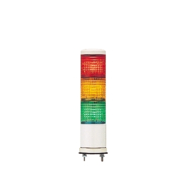Harmony XVC monolitikus Ø60 fényoszlop, 1 piros 1 narancs 1 zöld folyamatos, 24VAC/DC XVC6B3K