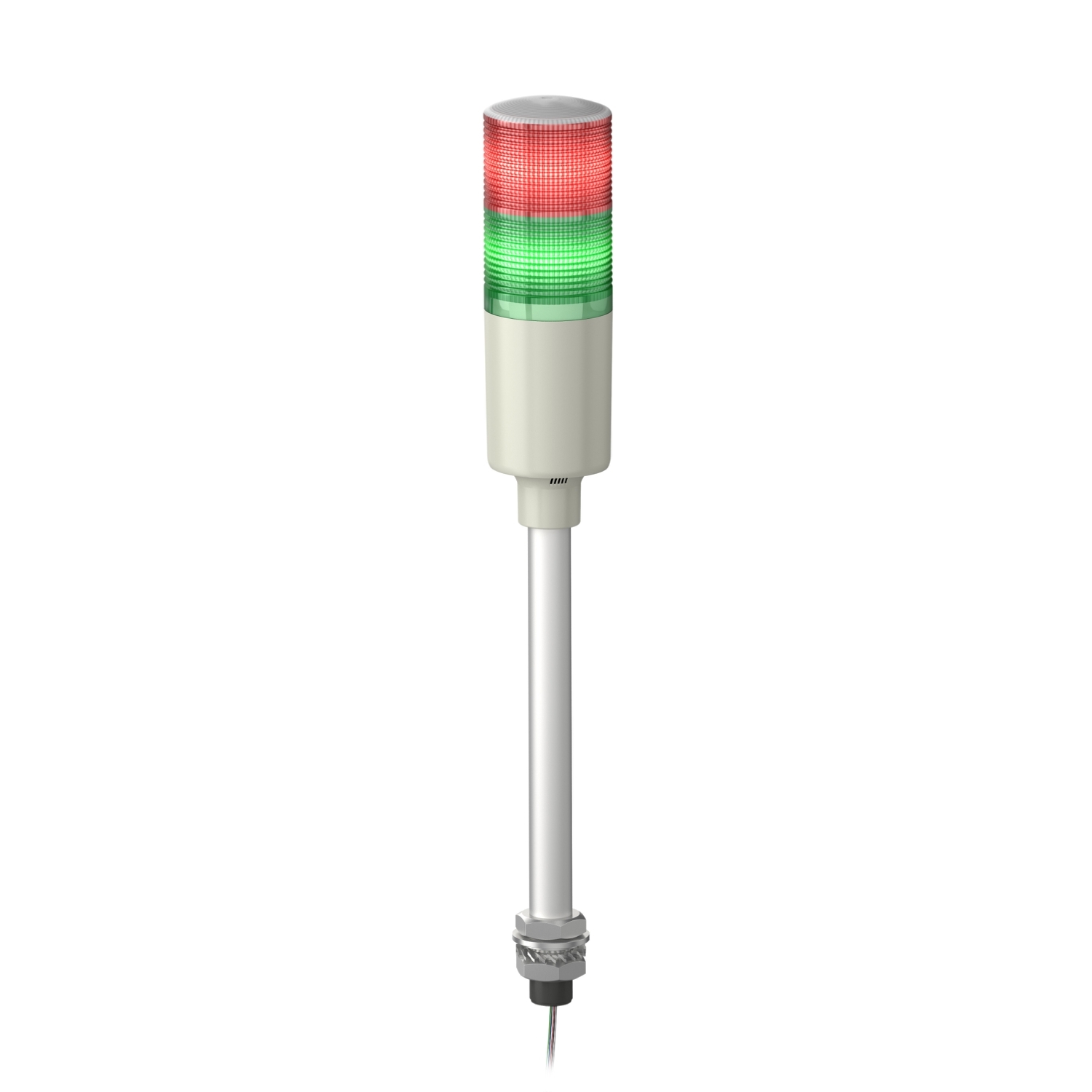 Jelzőoszlop komplett piros-zöld 2x folytonos villogó +hang 230V AC Harmony EasySeries Schneider