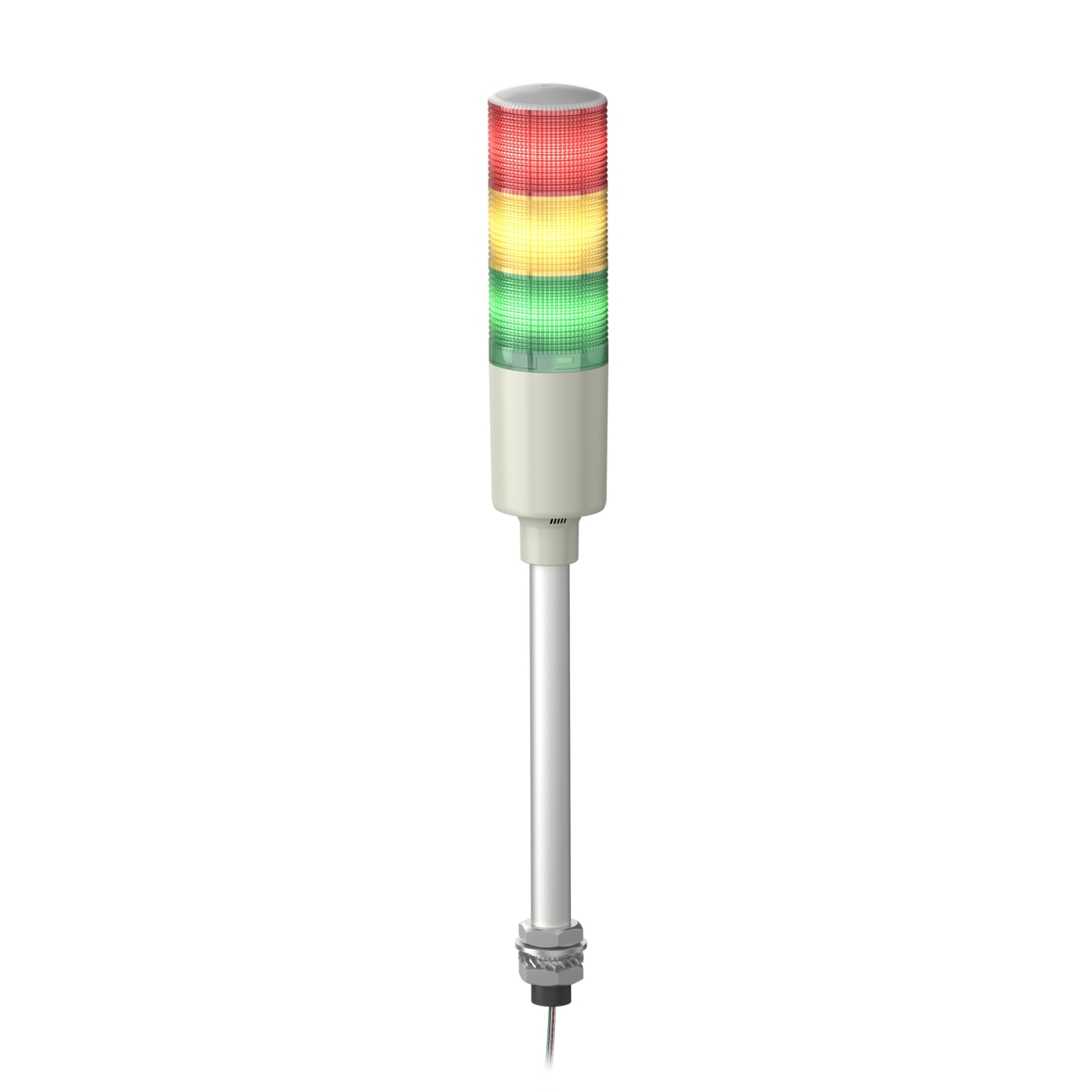 Jelzőoszlop komplett piros-narancs-zöld 3x folytonos villogó +hang Harmony EasySeries Schneider