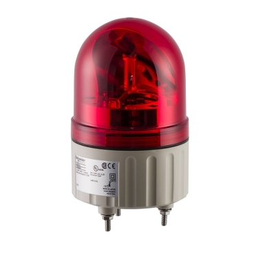 Forgótükrös jelzőfény, 84mm, IP23, piros, 24VAC/DC XVR08B04