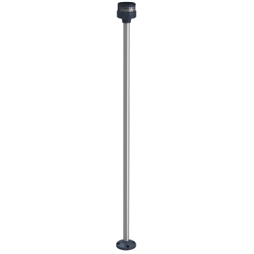 Harmony XVU Ø60 fényoszlop rögzítő egység tartóoszlopos rögzítéshez, 800 mm magas, fekete XVUZ800