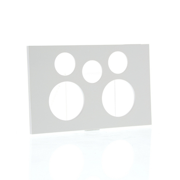 Saturn Zen, Double Power Point Cover, With Extra Switch Horizontal Mount, Clip-On