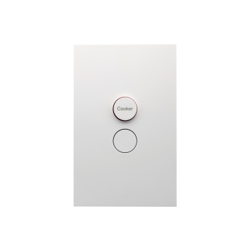 Z4061_45C-ZW saturn zen, switch cover for cooker switch