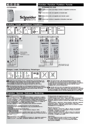 Acti 9- STD400RC/RL-SAE Remote Control Dimmer-User Guide (EN)