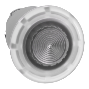 Harmony fém világító nyomógomb fej, Ø22mm, húzásra kioldó, Ø40mm gombafejű, beépített LED-hez, fehér - ZB4BW613