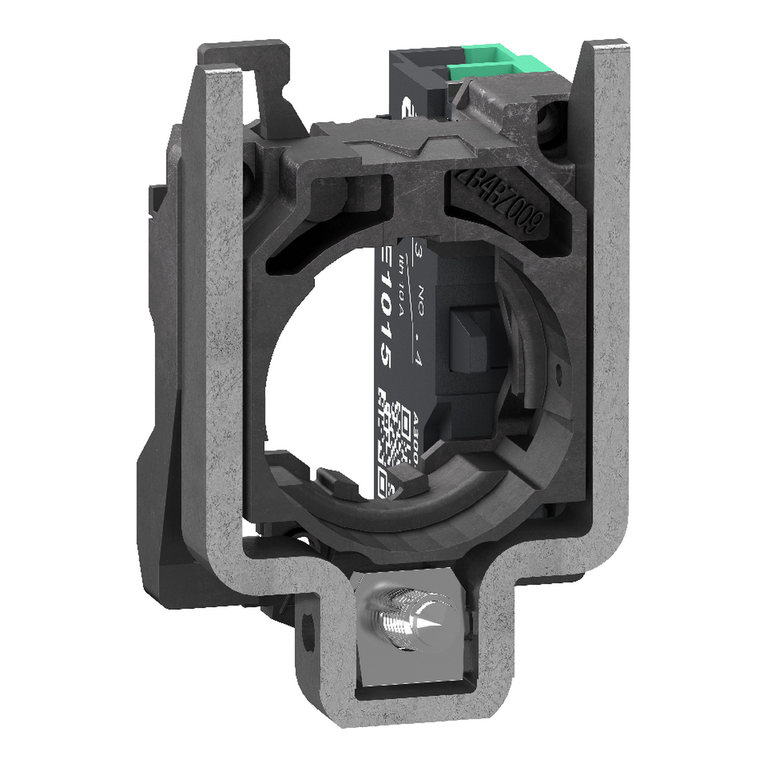 Nyomógomb aljzat érintkezővel beépíthető 1-z 3A/AC15/230V rugószorításos Harmony XB4 Schneider