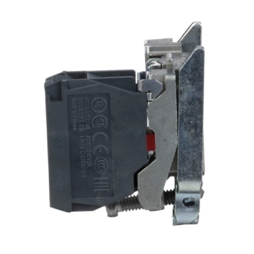 single contact block with body/fixing collar 1NC screw clamp terminal