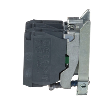 single contact block with body/fixing collar 2NO screw clamp terminal