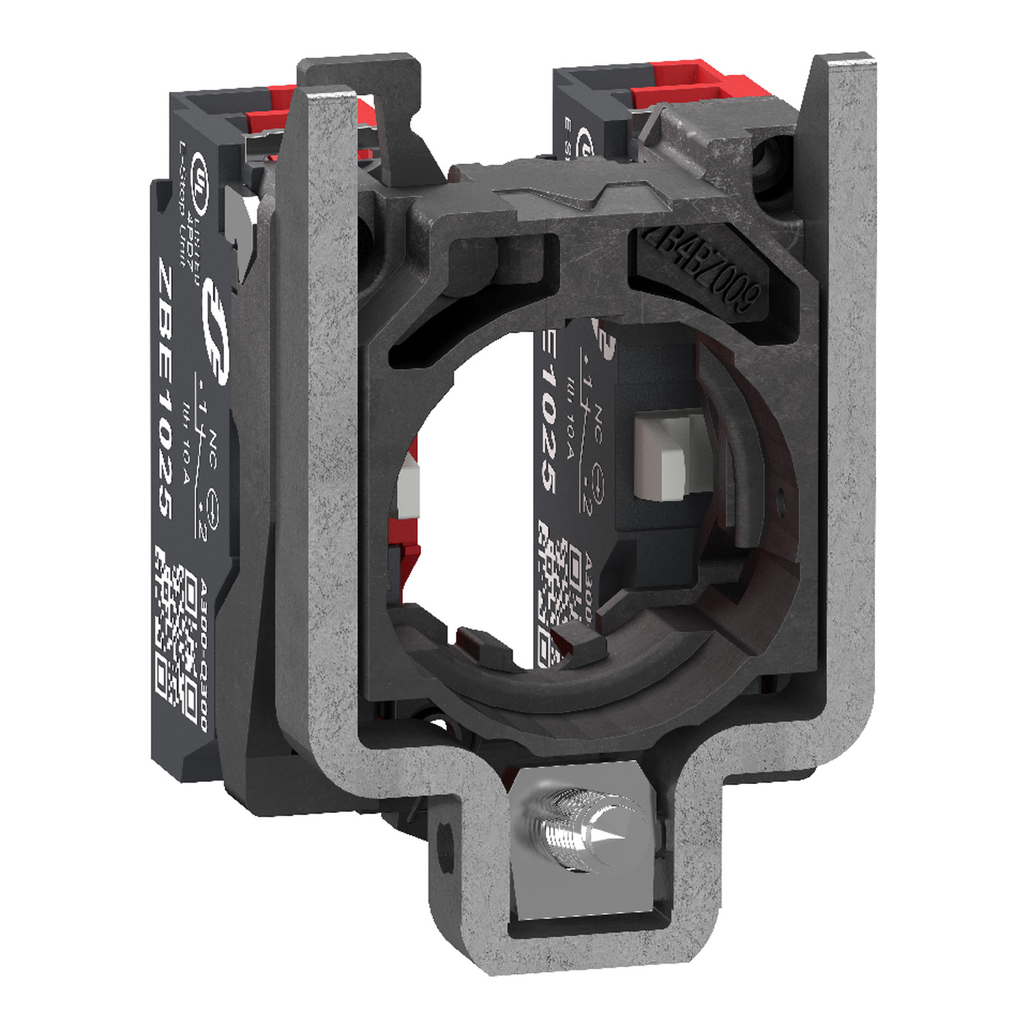 Nyomógomb aljzat érintkezővel beépíthető 2-ny 3A/AC15/230V rugószorításos Harmony XB4 Schneider