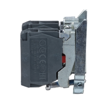 single contact block with body/fixing collar 2NC screw clamp terminal