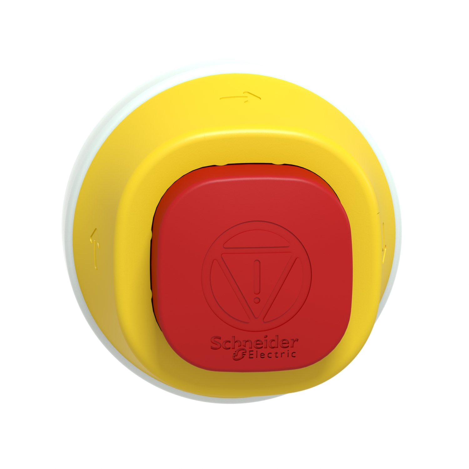 ZB5AS84W3B Illuminated emergency stop head, Harmony XB5, plastic, red