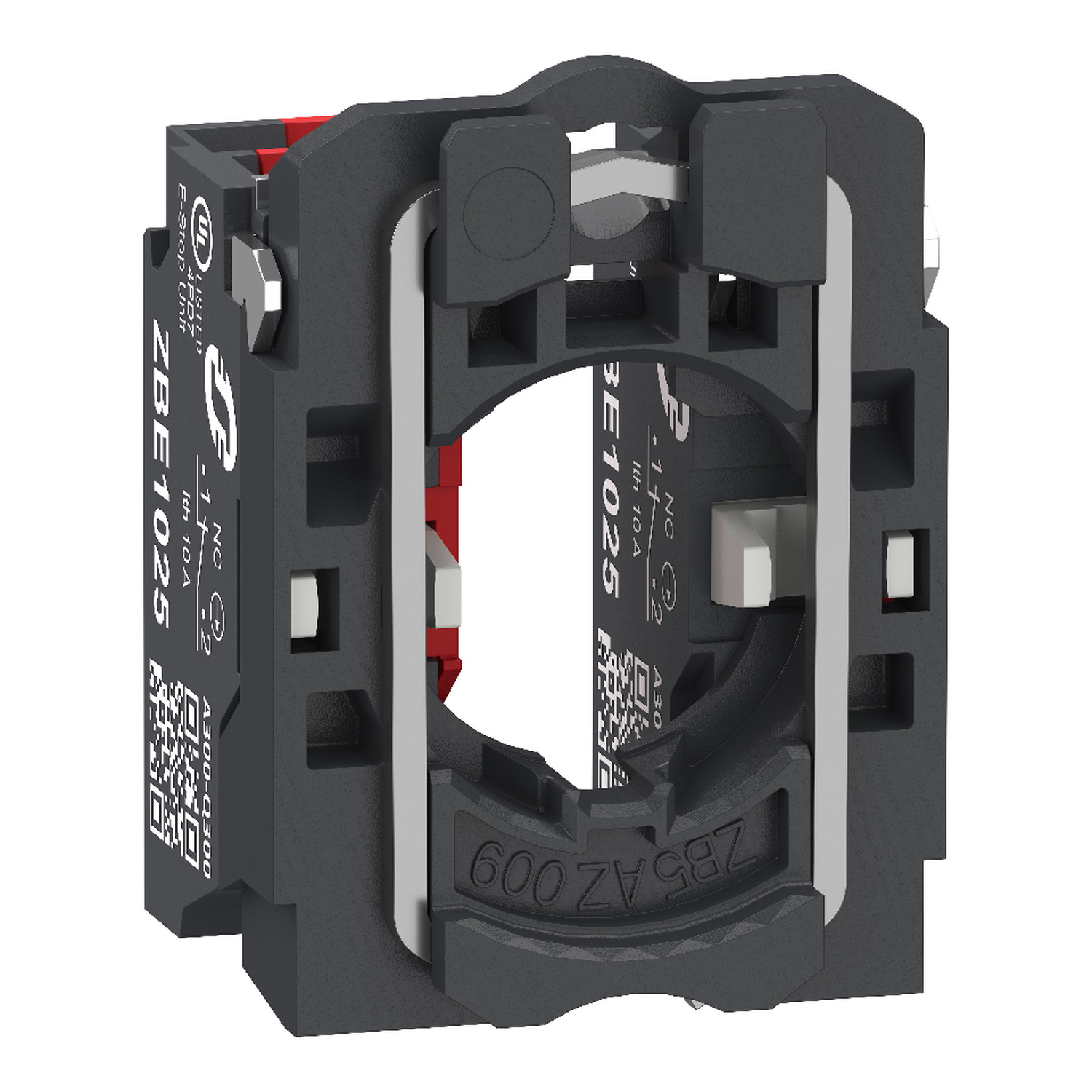 Nyomógomb aljzat érintkezővel beépíthető 2-ny 3A/AC15/230V rugószorításos Harmony XB5 Schneider