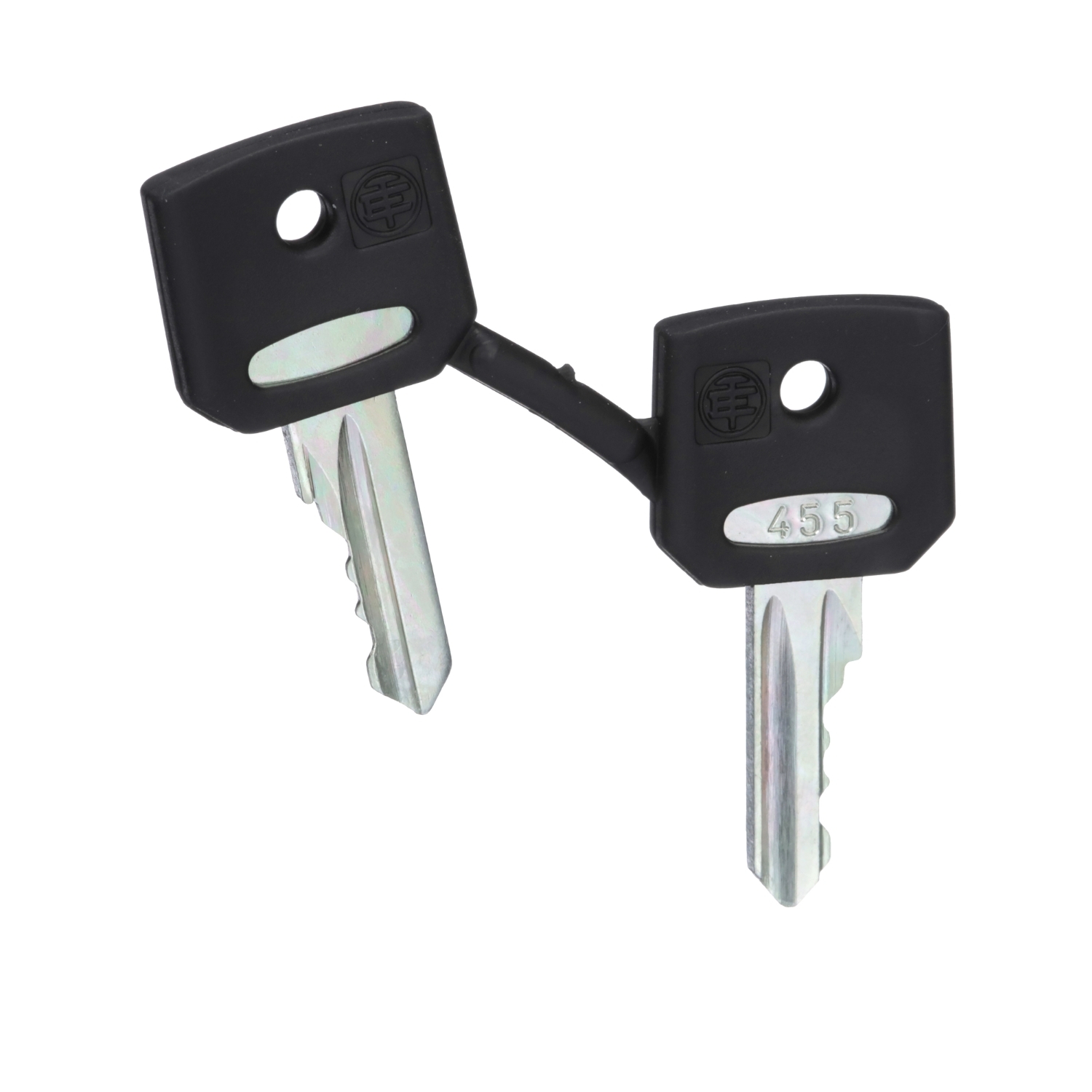 Key, Harmony XB4, emergency stop push button, key 455, set of 2 keys