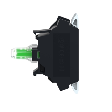 ZBVB35 - Light block for head 22mm, green, Harmony XB4, integral 