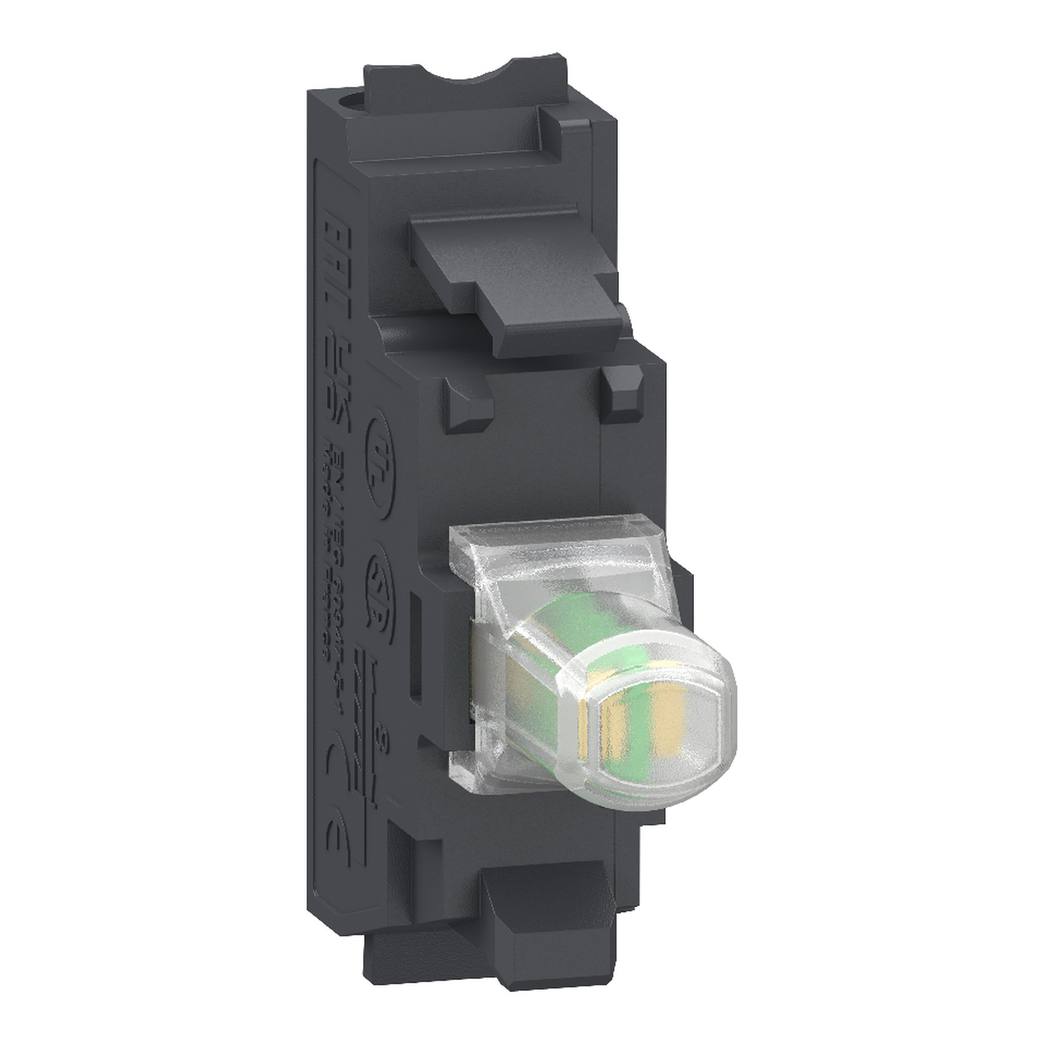 Világító blokk LED 230-240V/AC fehér-fényű előlapra rugószorításos Harmony XB4/XB5 Schneider