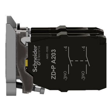 ZD4PA203 - contact block with body/fixing collar for 4-direction joystick controller | Schneider Electric Philippines