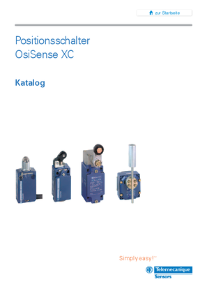 Telemecanique OsiSense XC Endschalter, Federstab, 2P, Schließer/Öffner,  IP66, IP67, Metall, 3A Anschluss M16