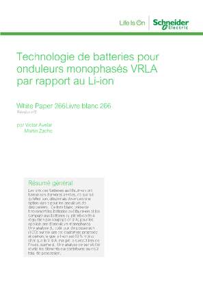 Technologie de batteries pour onduleurs monophasés VRLA par rapport au Li-ion