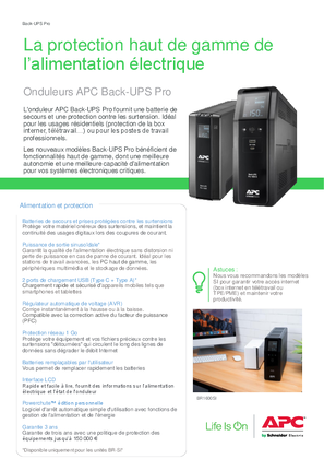 Back-UPS Pro 230V
