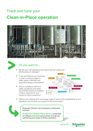 EcoStruxure Clean-In-Place brochure