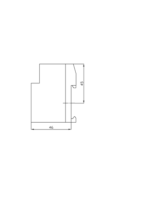 Terminal block for supply to one or more GV2G busbar sets Technical drawings