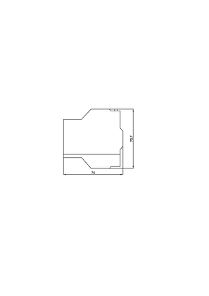 2 Auxiliary instantaneous contact block by connection scew clA terminals Technical drawings
