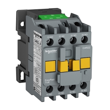 EasyPact TVR控制继电器 Schneider Electric 解决接触器触头容量不够和触头数不够的问题