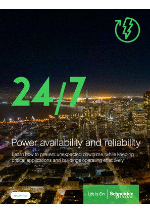 EcoStruxure Power: Power availability and reliability