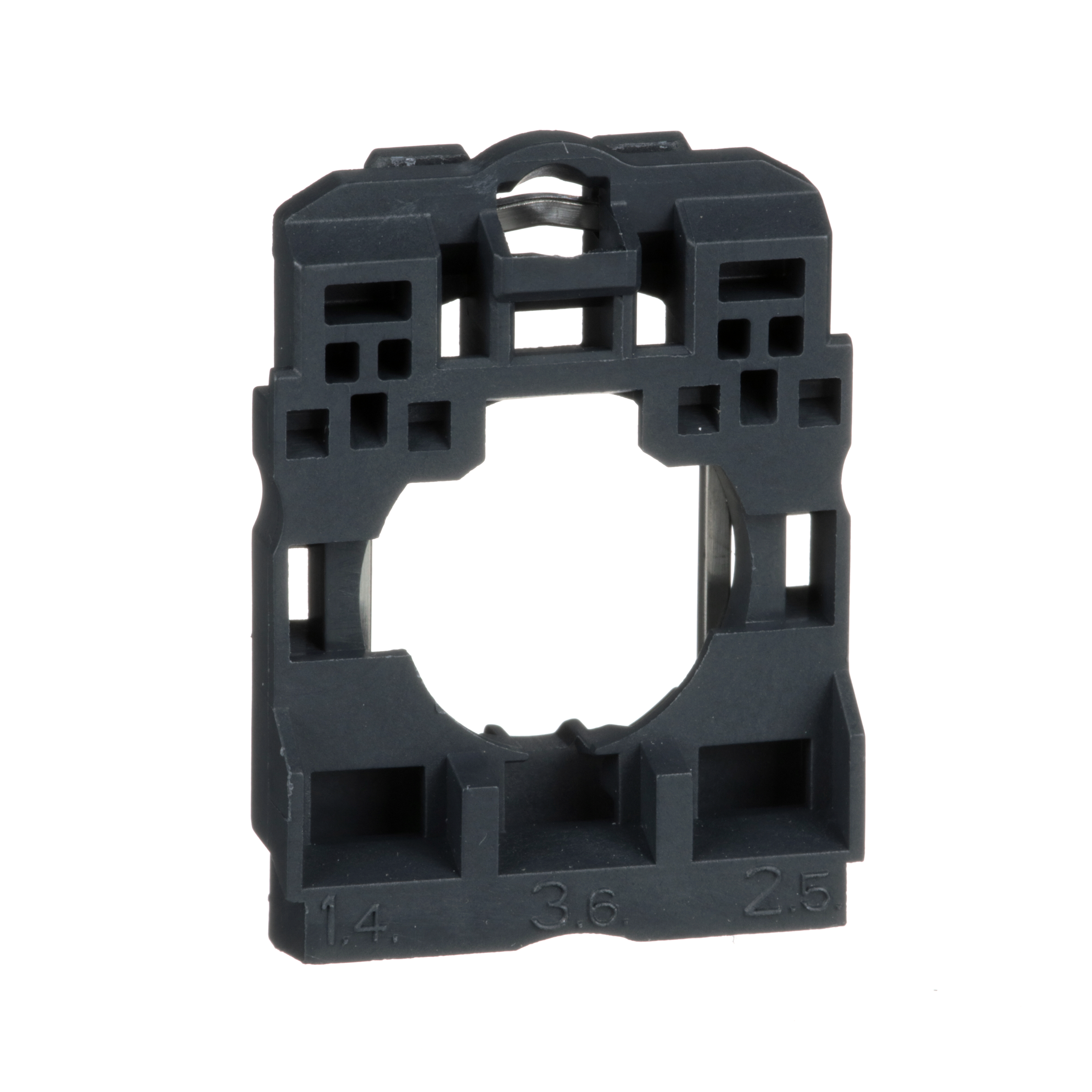 ZB5AZ009  - Harmony XB5, Body/fixing collar for electrical block, plastic