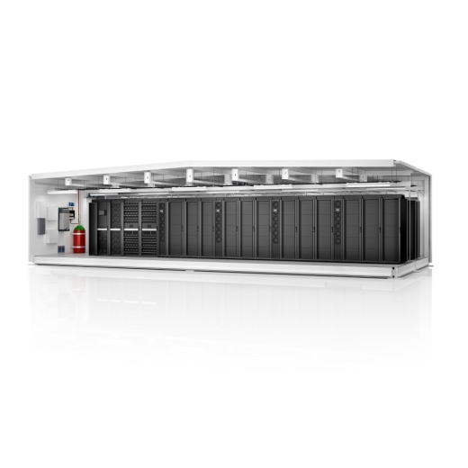 All In One Module Dual Bay 190kW 27 rack InRow CW 480V Anteriore destro