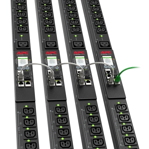 APC Rack PDU, 9000 switched, 0U, 30A, 200V and 208V, 21 C13 and C15, 3 C19 and C21 sockets