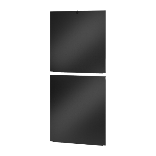 Easy Rack Side Panel 48U/1000mm Deep Split Side Panels Black Qty 2 Anteriore sinistro