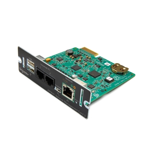 APC UPS Network Management Card 3 with Environmental Monitoring Front Left