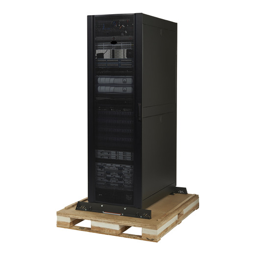 APC NetShelter SX, Server Rack Enclosure, 48U, Shock Packaging, 2000 lbs, Black, 2258H x 600W x 1200D mm