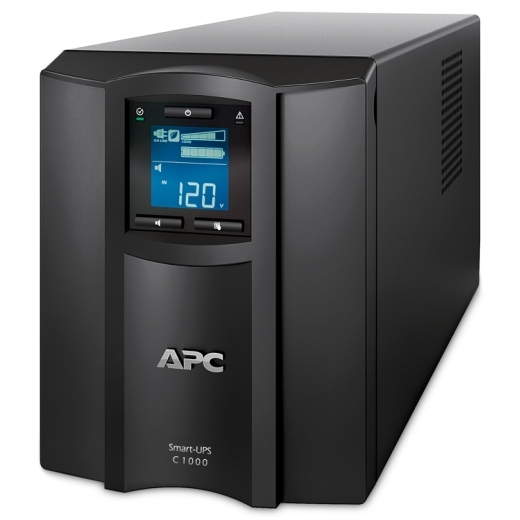 APC Smart-UPS 1000VA, Tower, LCD 230V with SmartConnect Port Front Left