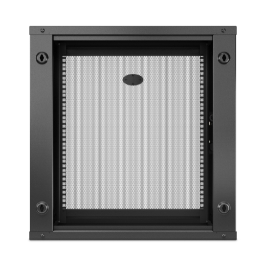 APC NetShelter 12U Wallmount Rack Enclosure Cabinet Single Hinged Switch Depth