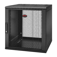 APC NetShelter 12U Wallmount Rack Enclosure Cabinet Single Hinged Server Depth