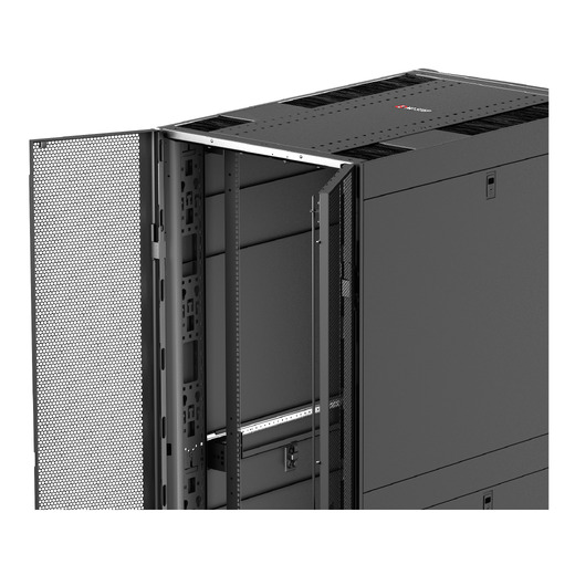 APC NetShelter SX, Networking Rack Enclosure, 42U, Black, 1991H x 750W x 1070D mm with Casters, Feet, Vertical Cable Managers, Side Panels