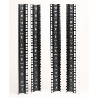 APC NetShelter CX, Mounting Rail Kit, Vertical, Black, 536H x 120W x 56D mm