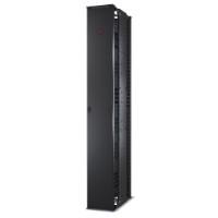 Performance, Vertical Cable Manager for 2 & 4 Post Racks, 84"H x 12"W, Double-Sided with Doors