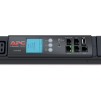 APC Rack PDU, 2G, metered, 0U, 17.2kW, 208V, 6 C13 and 12 C19 sockets
