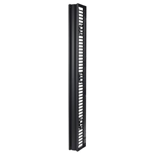 Valueline, Vertical Cable Manager for 2 & 4 Post Racks, 84"H X 6"W, Single-Sided with Door Front Left