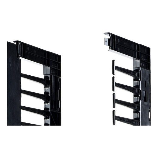 Valueline, Vertical Cable Manager for 2 & 4 Post Racks, 84"H X 12"W, SingleSided with Door
